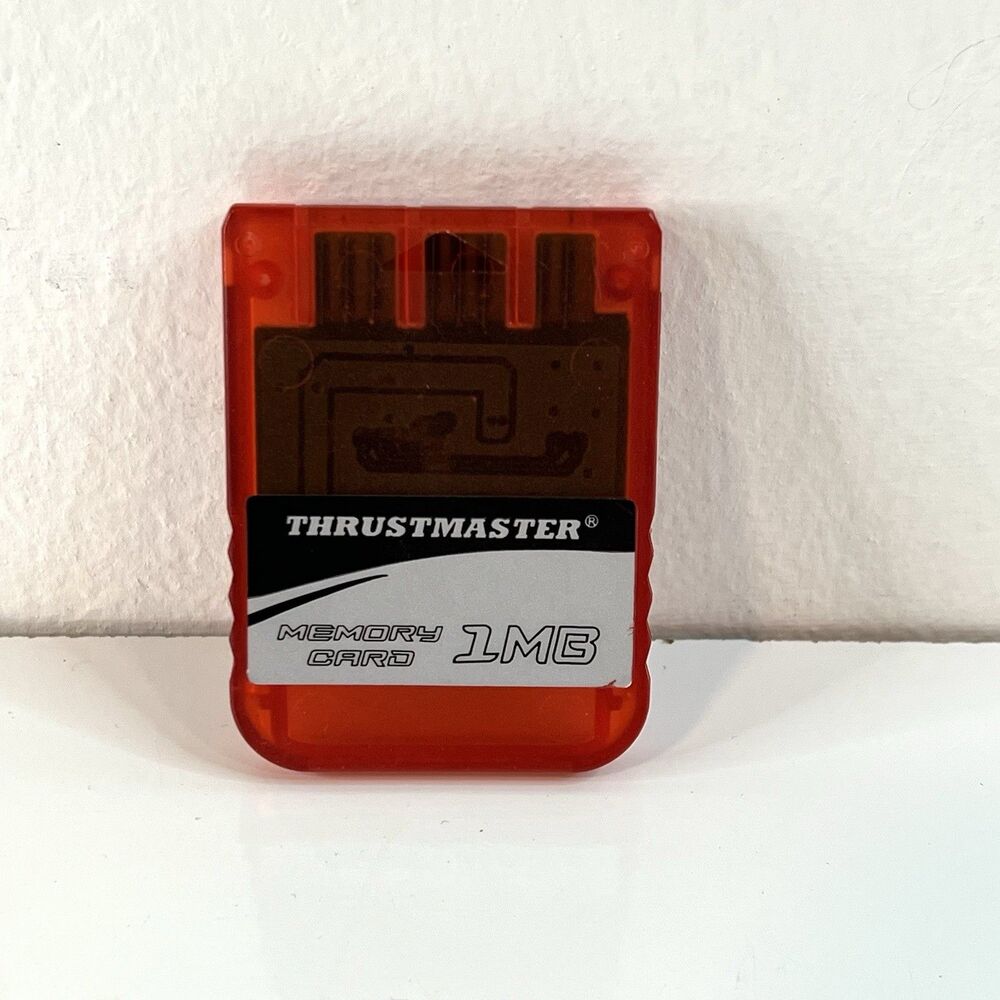 THRUSTMASTER 1 MB Memory Card for Playstation 1 Red